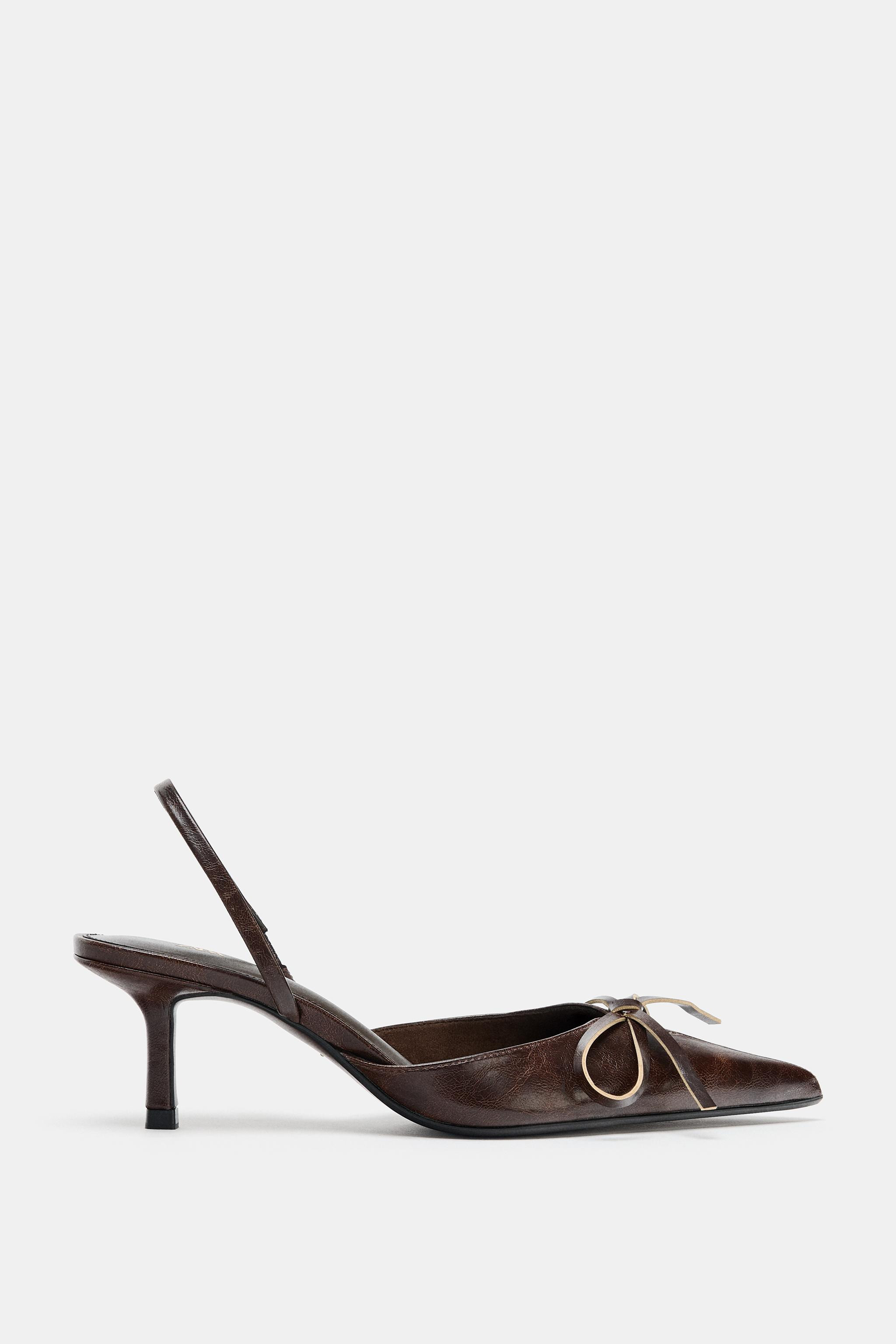 BOW SLINGBACK SHOES | Zara US
