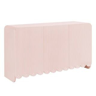 Dahlia 55-in. Fluted MDF Sideboard Cabinet in Soft Pink | The Home Depot
