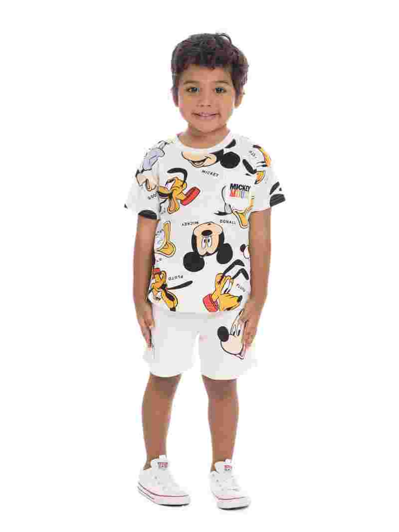 Disney Mickey Mouse & Friends Toddler Boys Graphic Tee and Shorts Set, 2-Piece, Sizes 12M-5T | Walmart (US)