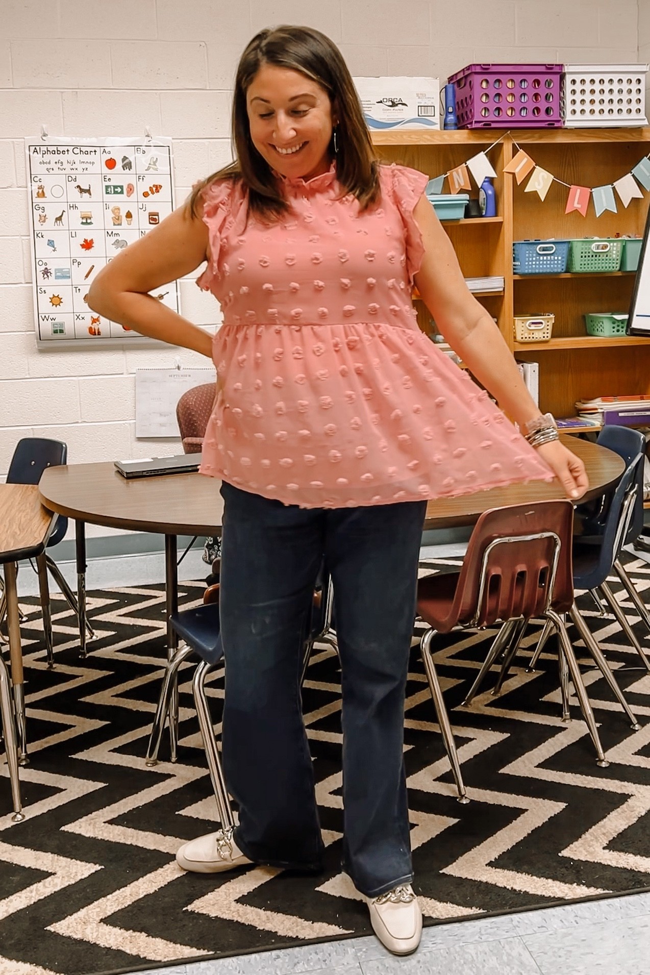 Teacher ootd 
Top XL / jeans 14 / shoes tts 

#LTKshoecrush #LTKcurves #LTKstyletip