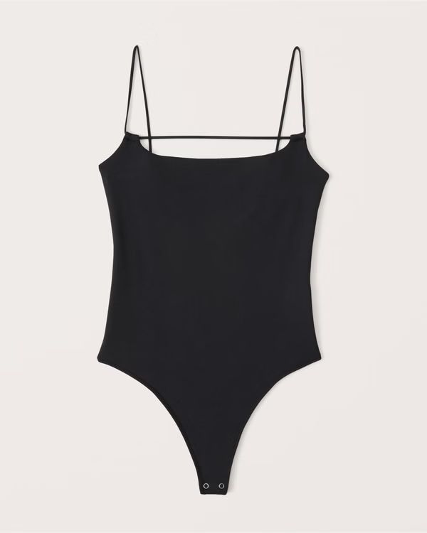 Women's Double-Layered Seamless Strappy Cami Bodysuit | Women's New Arrivals | Abercrombie.com | Abercrombie & Fitch (US)