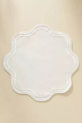 Madeline Cotton Round Placemat | Anthropologie (US)