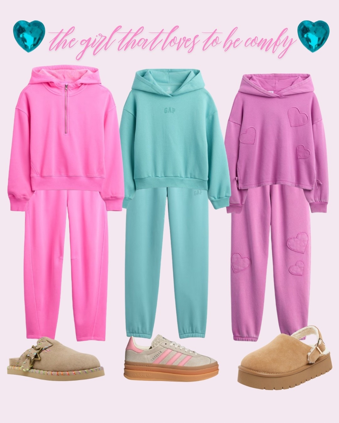 Comfy sweat sets for girls! Christmas ideas for girls 

#LTKFindsUnder50 #LTKGiftGuide #LTKKids