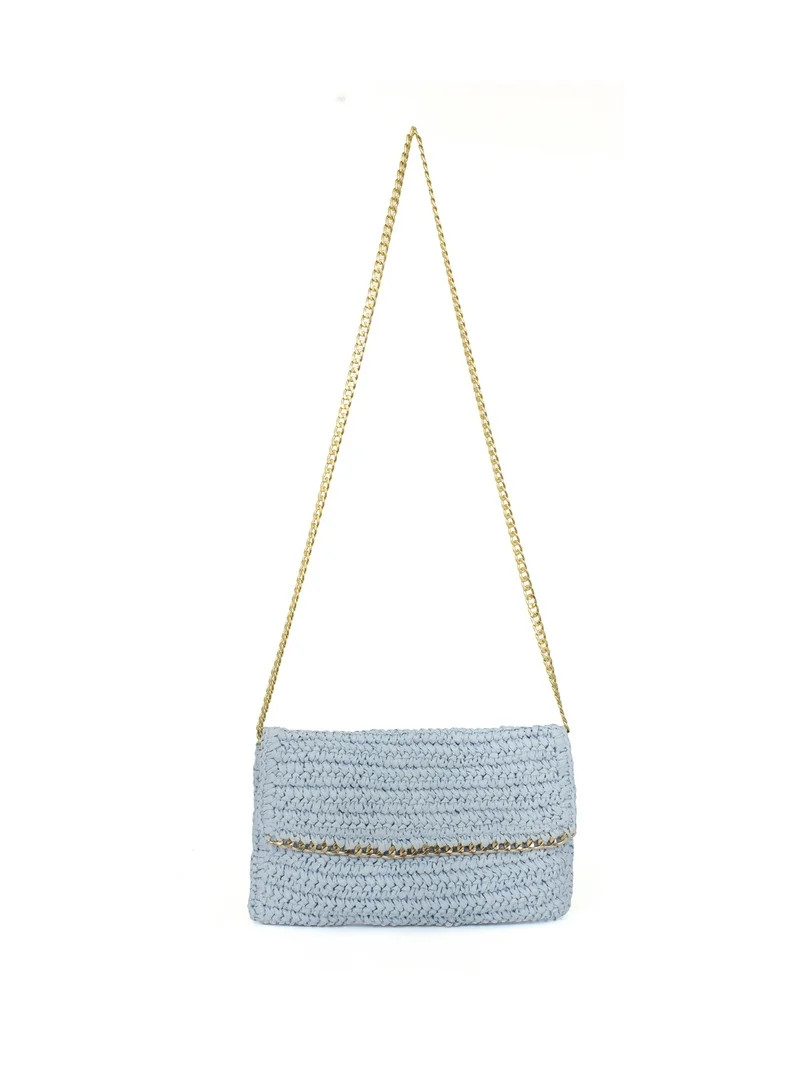 MAGID WOMEN'S CROCHET PAPER STRAW CHAIN CROSSBODY BAG | Walmart (US)