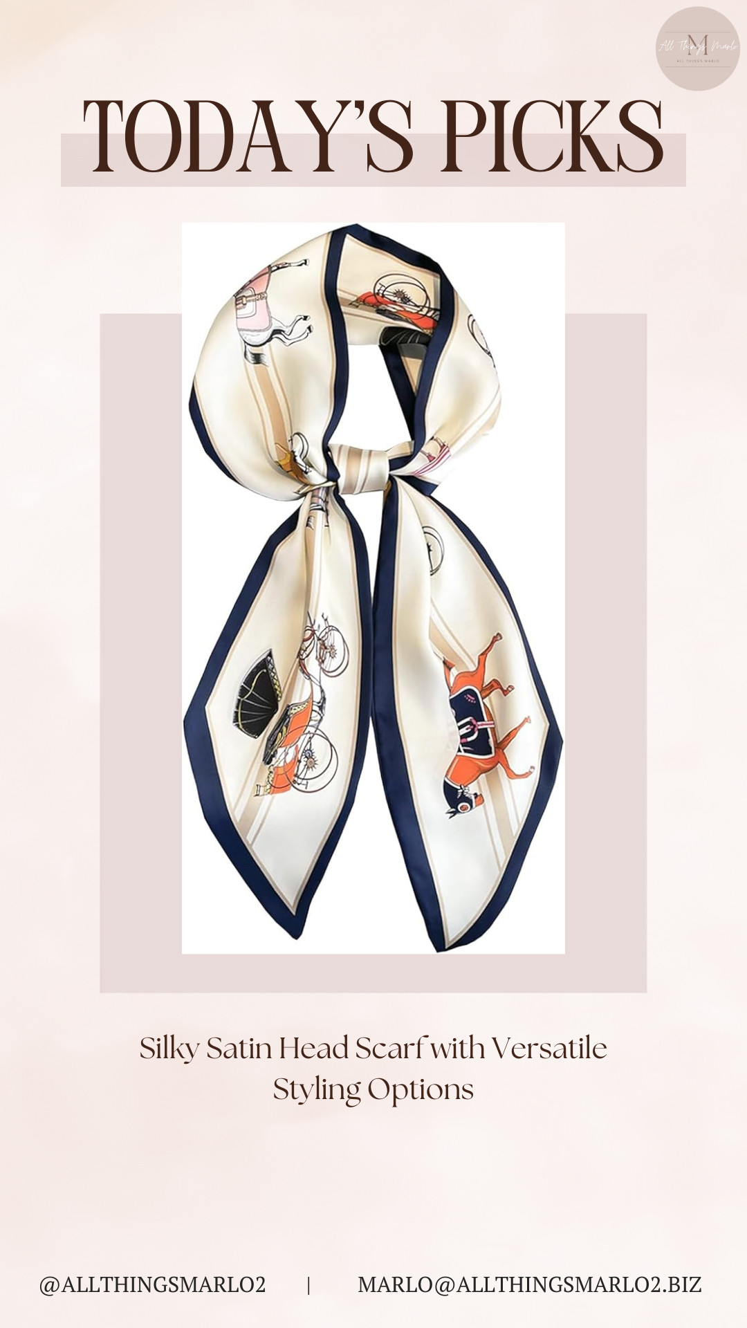 Silky Satin Head Scarf with Versatile Styling Options 

 #LTKootd #LTKWorkwear #LTKTravel