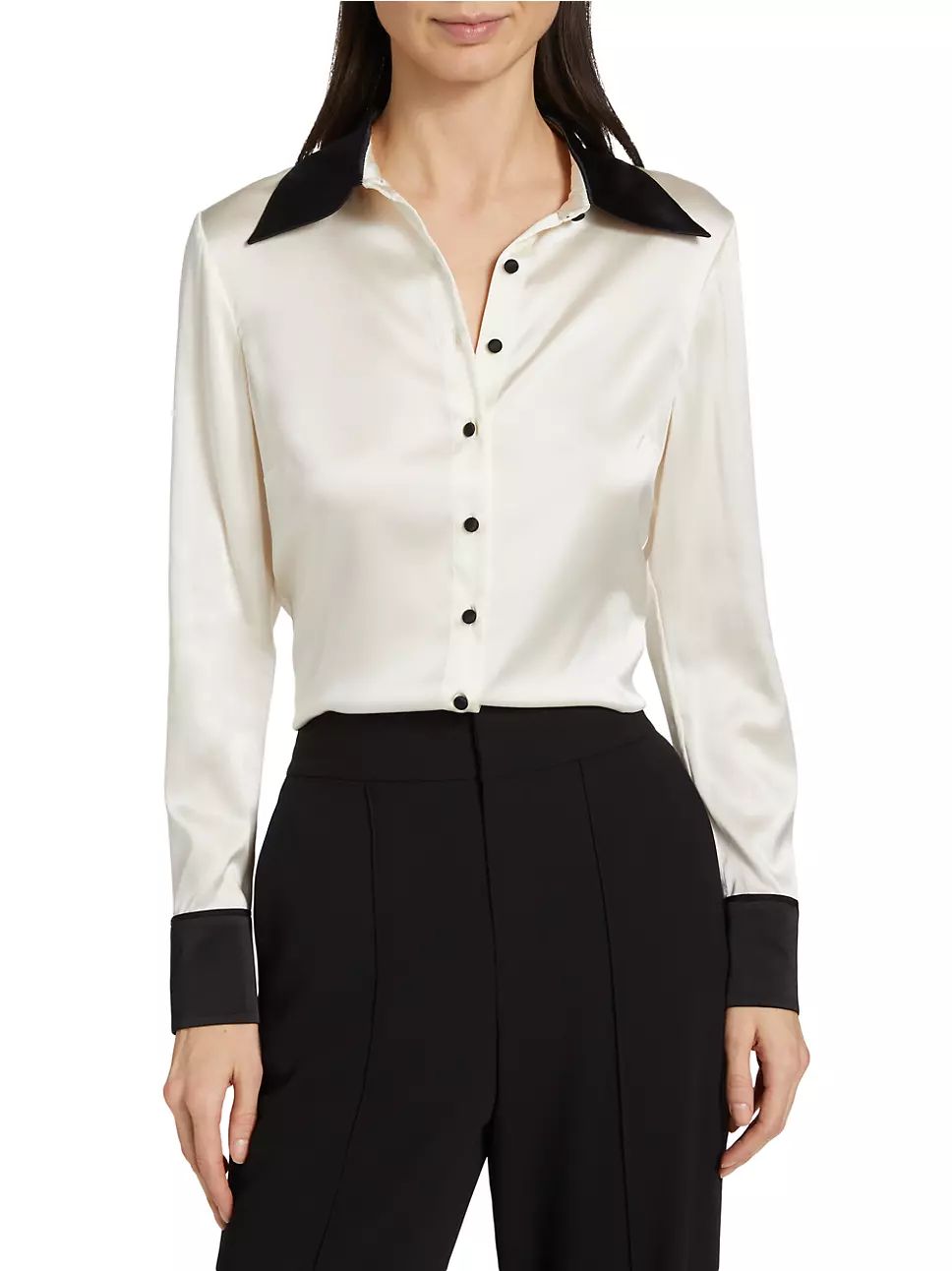 Willa Silk Fitted Shirt | Saks Fifth Avenue
