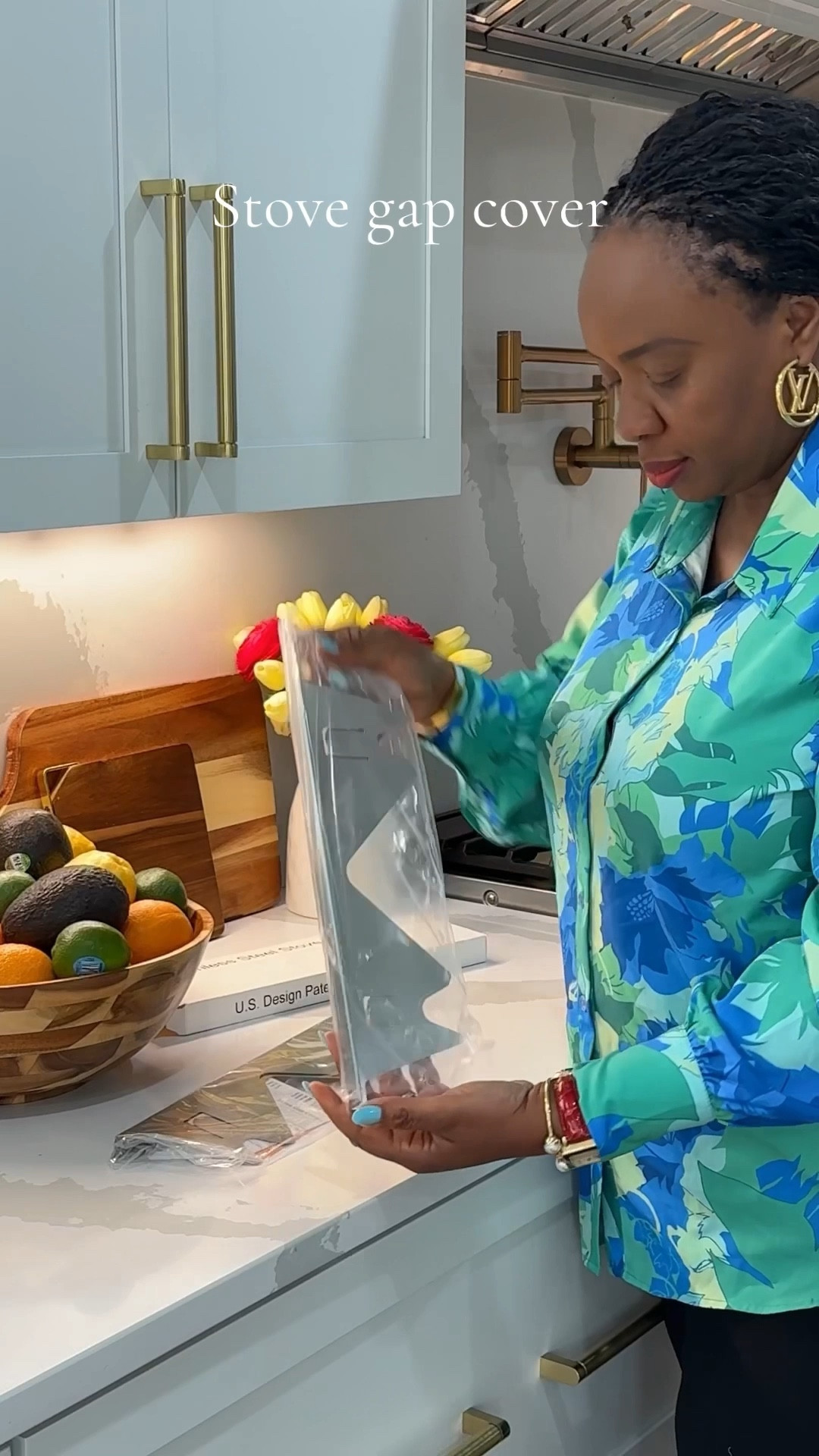 Stove gap cover to ensure food and messes don't slide between the stove & counter. Shop below 

Kitchen essential kitchen hack home decor 

#LTKmorningroutine #LTKHome #LTKSaleAlert