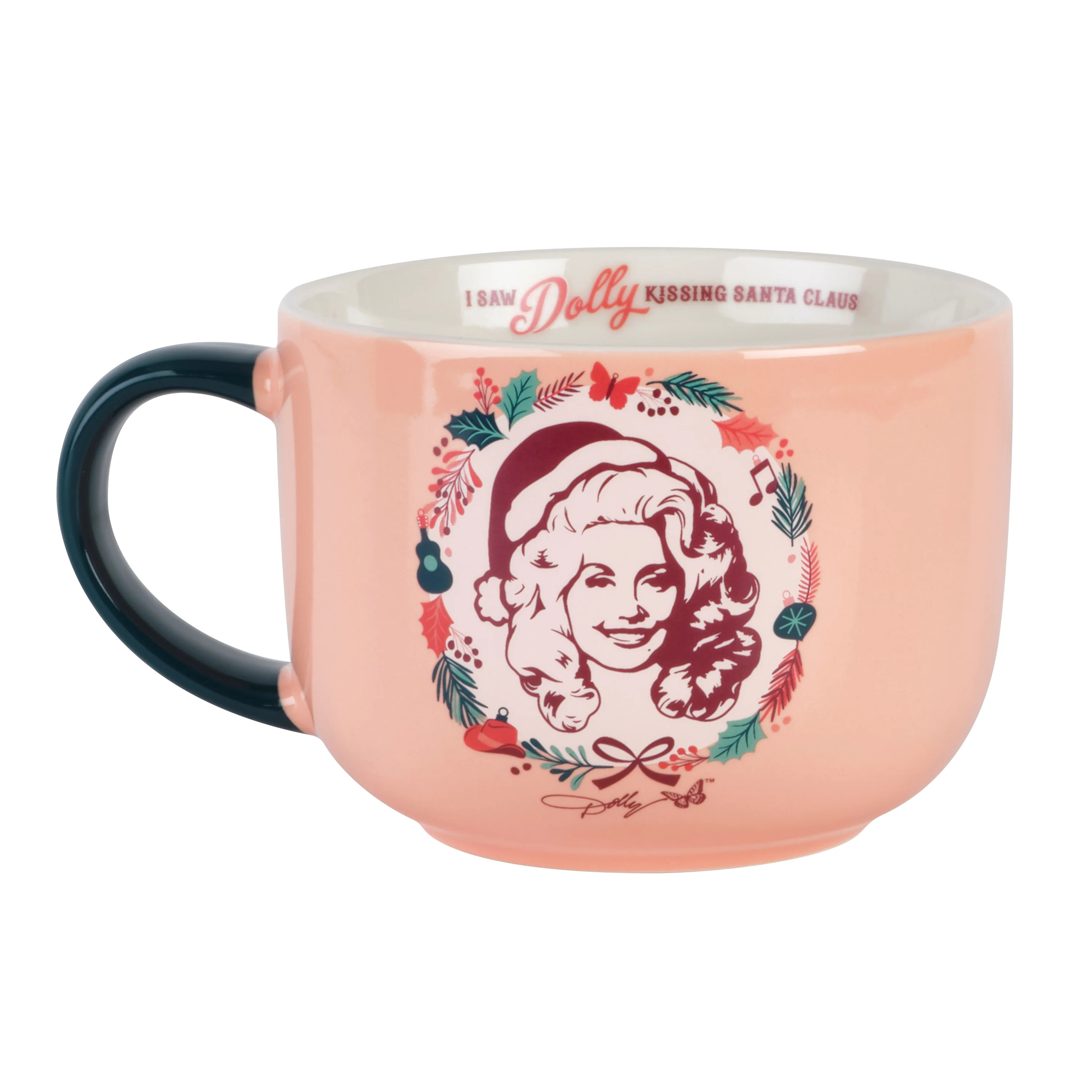 Dolly Parton “I saw Dolly kissing Santa Claus” 27oz Porcelain Soup Mug | Walmart (US)