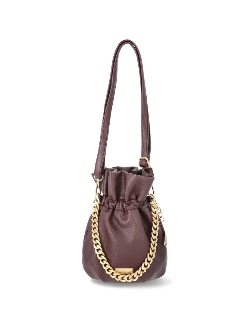 Jessica Simpson Women’s Jolie Drawstring Crossbody Bag, Pinot Nior - Walmart.com | Walmart (US)
