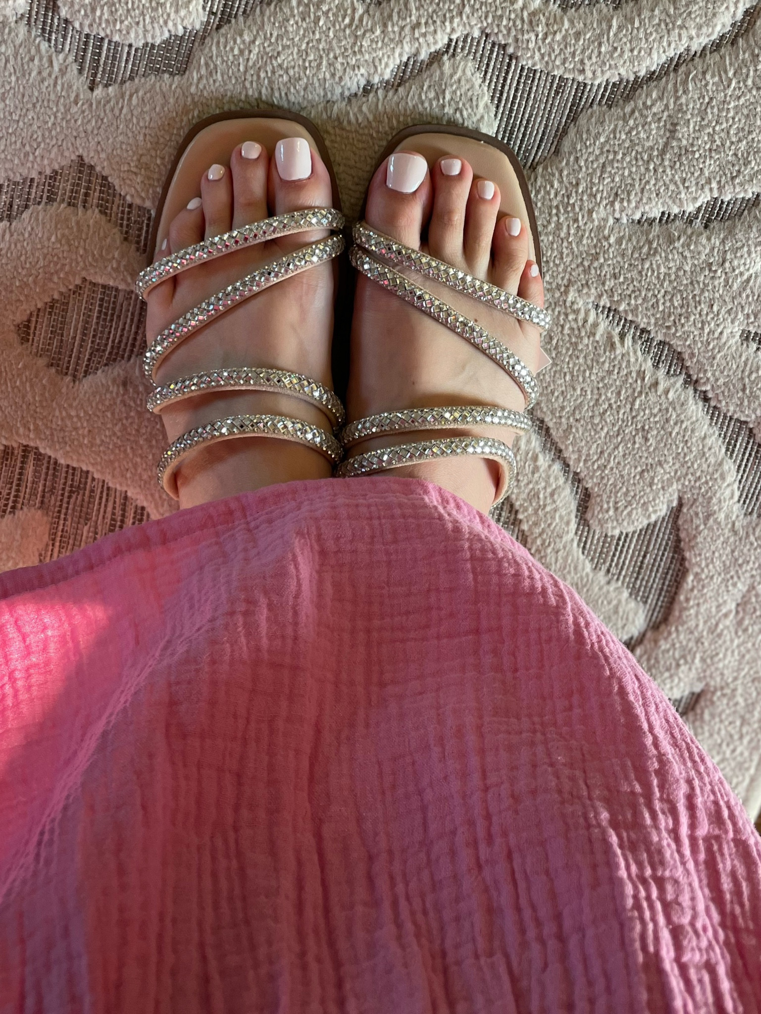 Sparkly sandals / sandal season / spring break / vacay / vacation / bridal / bridal shower / baby shower / bump friendly / graduation / open house / momlife / target / target style / petite friendly / midsize / office / work / working mom / wfh / braided sandals / scrappy sandals 

#LTKworkwear #LTKunder50 #LTKshoecrush