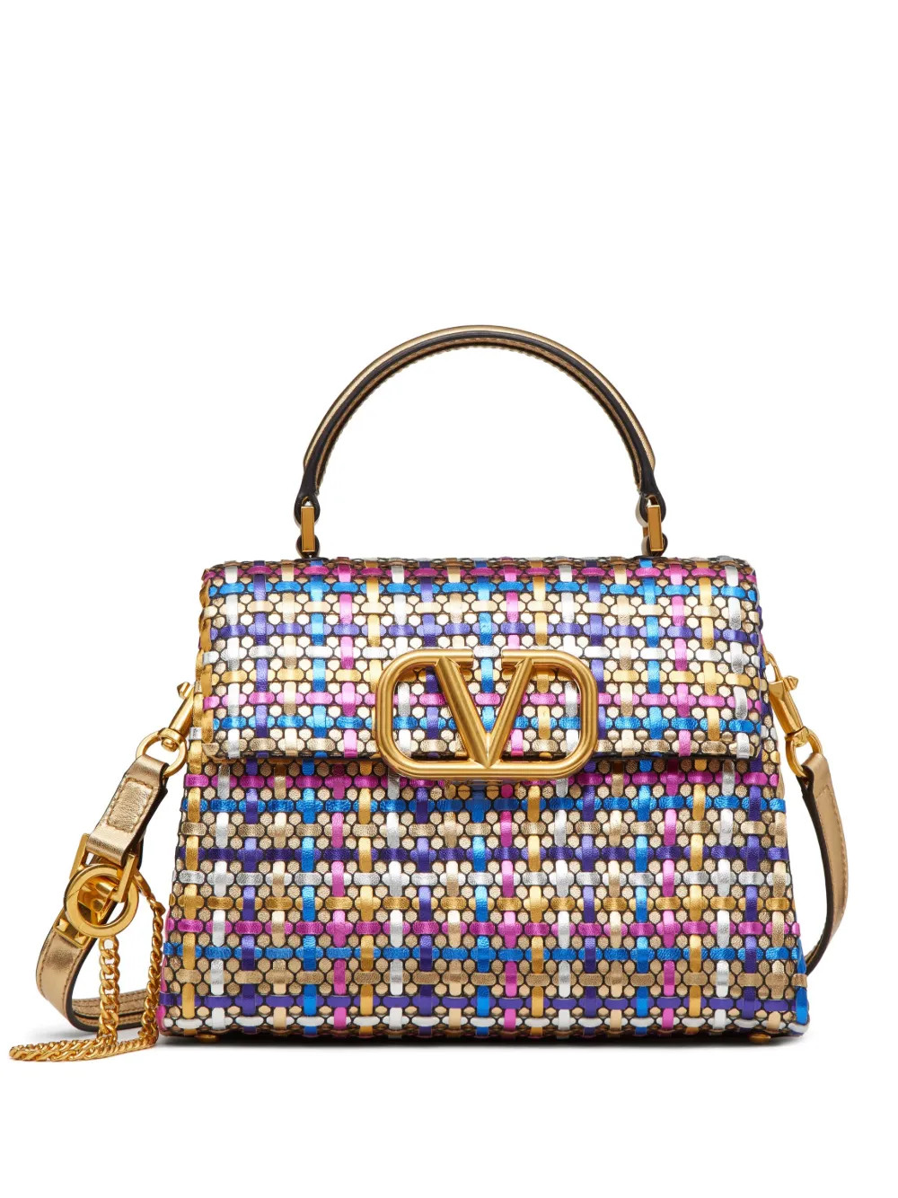 small VSLING woven handbag | Farfetch Global