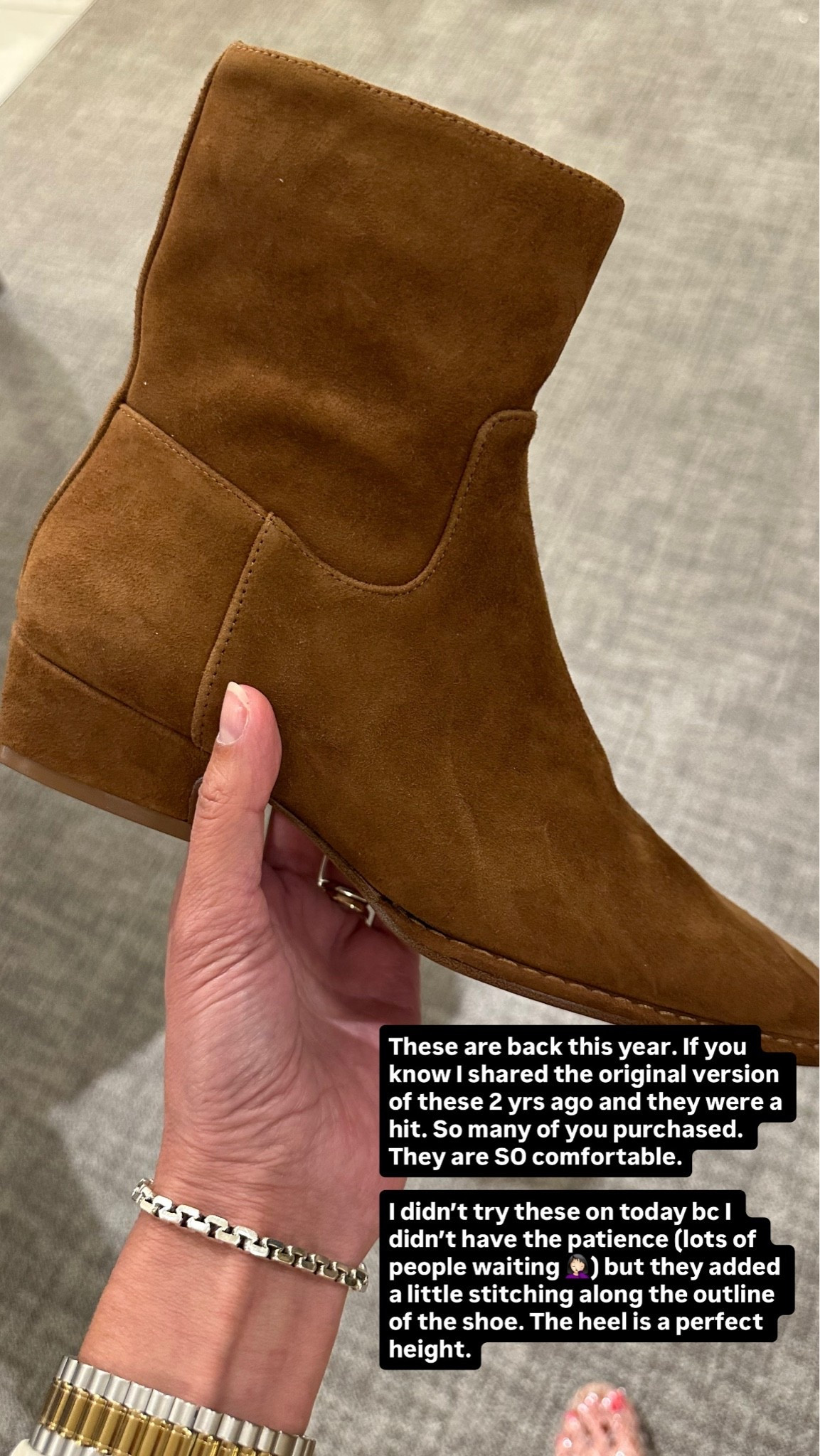 Steve Madden Booties - really nice every day boot with a good heel height.
