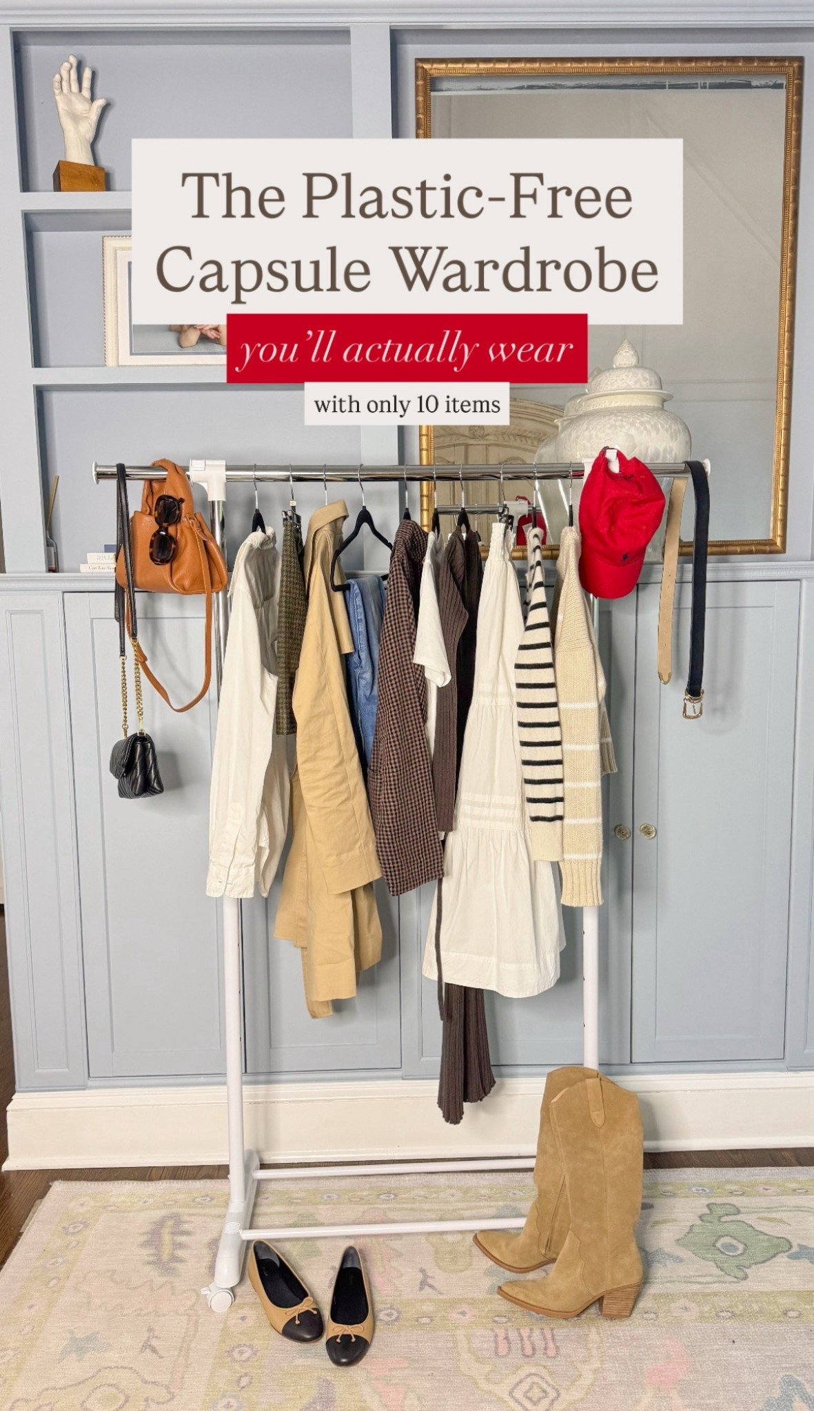 Polyester = Plastic!!!! Stop buying cheap fast fashion and switch to natural fibers that are both clean AND cute!  Here's the exact products I used to create a fall capsule wardrobe that can make up to 100 different outfits using 10 clothing items and a few accessories! 
Most of this clothing is made of either organic cotton or wool.  

Wearing an XS is everything except the crewneck sweaters, I size up one size in those for an oversized fit.  If you're between sizes in the ballet flats, size up. 


fall capsule wardrobe
plastic free wardrobe
non toxic wardrobe
LoTox  



#LTKPetite #LTKStyleTip #LTKSeasonal