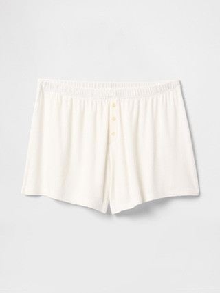 Mini Rib Relaxed PJ Shorts | Gap (CA)