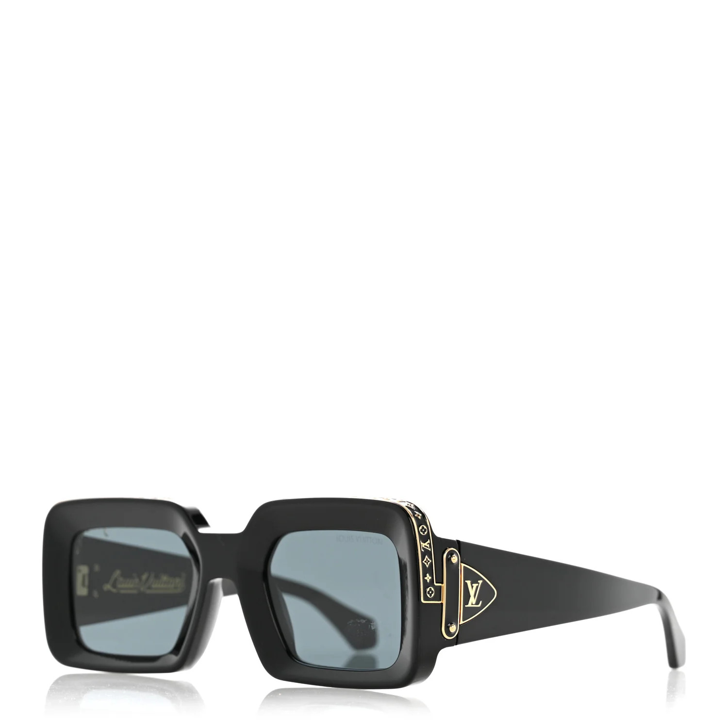 X NIGO Acetate 1.1 Zillionaires Sunglasses Z1591W Black | FASHIONPHILE (US)