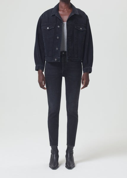 Nico High Rise Slim Fit (Stretch) in Hotline | AGOLDE