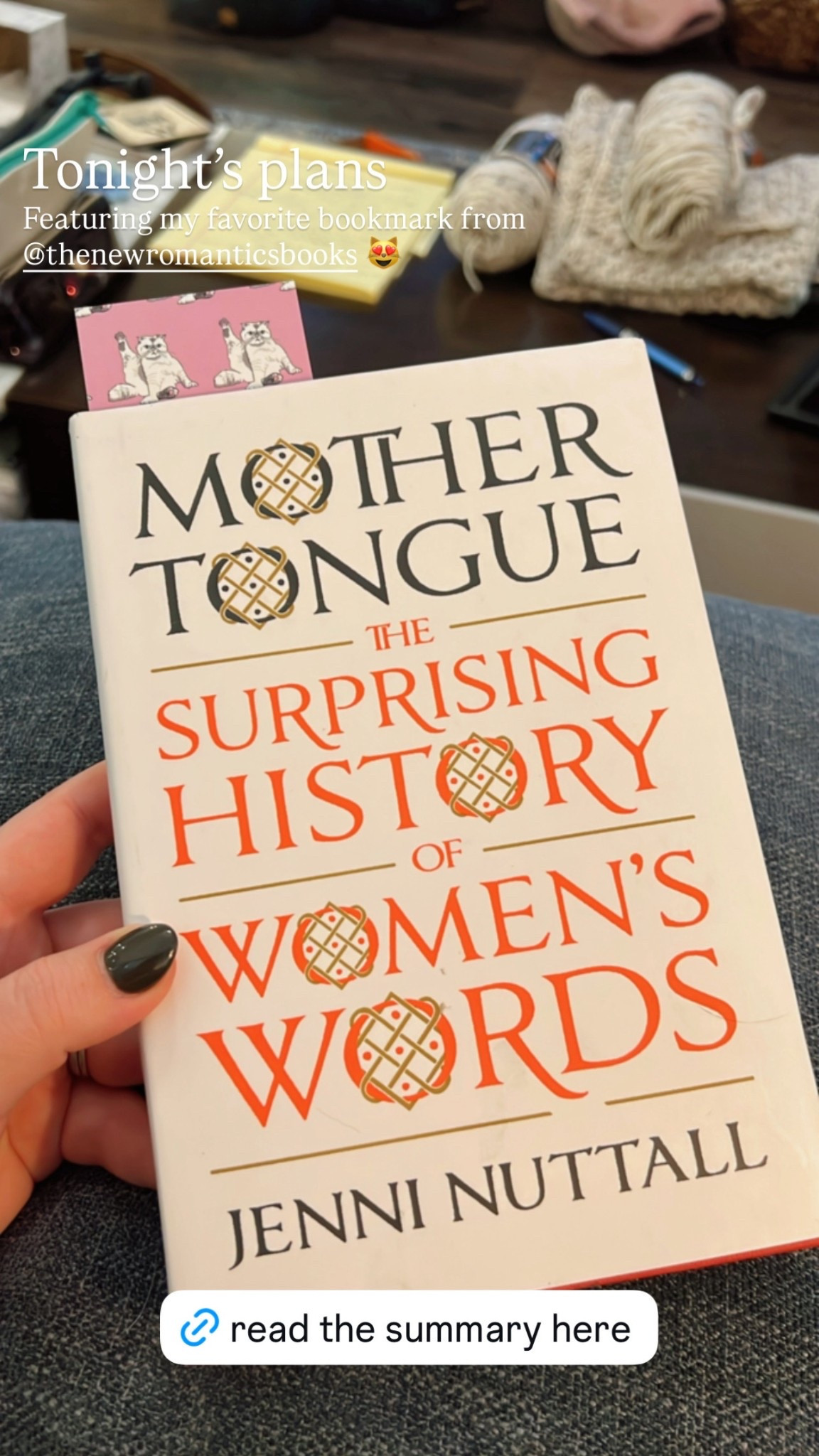 Tonight’s plans: reading Jenni Nuttall’s Mother Tongue: The Surprising History of Women’s Words 📚

#LTKU #LTKFindsUnder50 #LTKHome