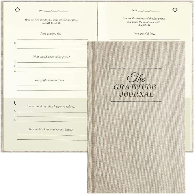 Gratitude Journal, a Few Minute Journal, Daily Gratitude Journal with Prompts for Affirmation, Ha... | Amazon (UK)