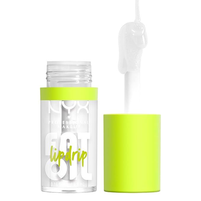 NYX PROFESSIONAL MAKEUP Fat Oil Lip Drip, Moisturizing, Shiny and Vegan Tinted Lip Gloss - My Mai... | Amazon (US)