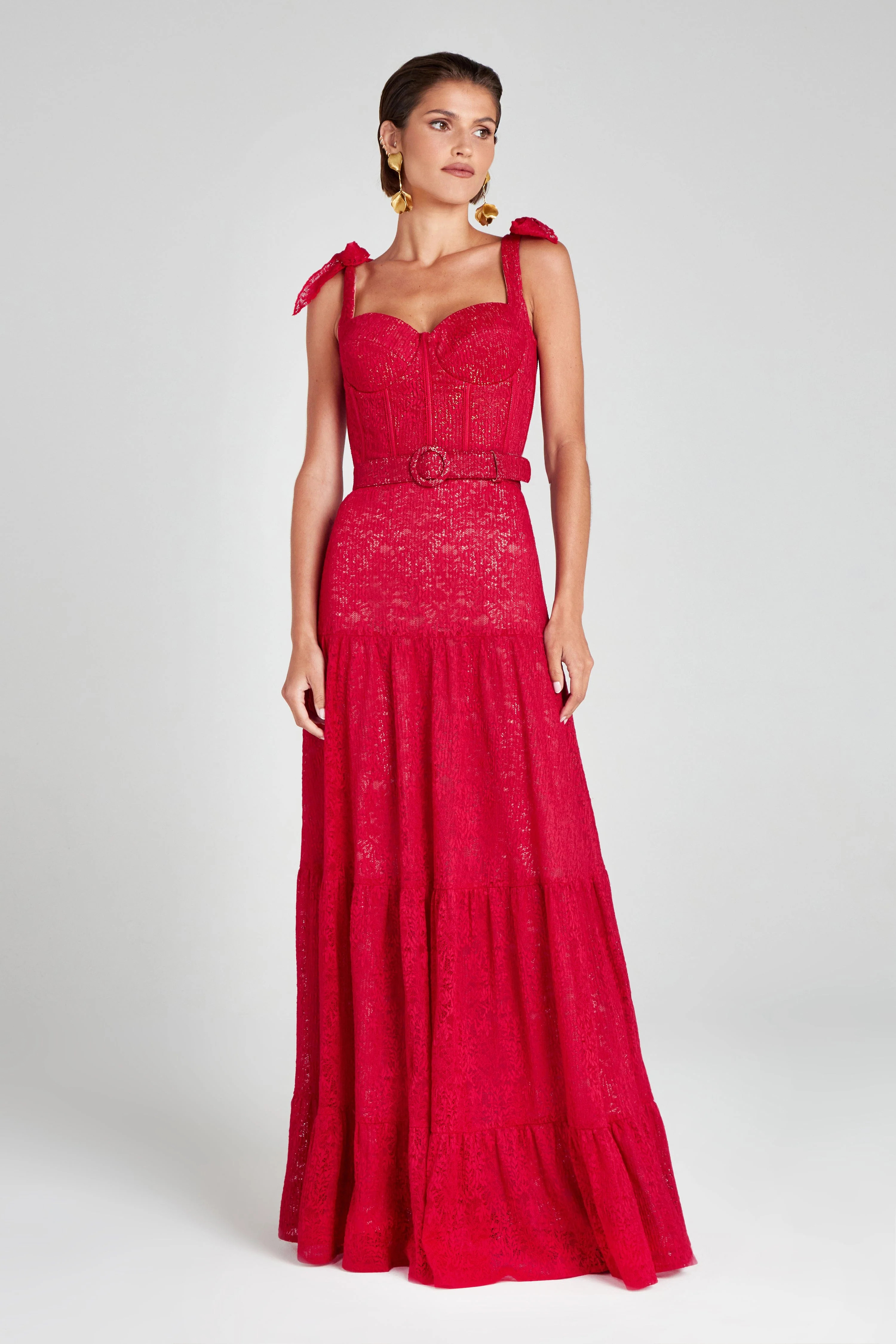 Miranda Red Dress | Nadine Merabi