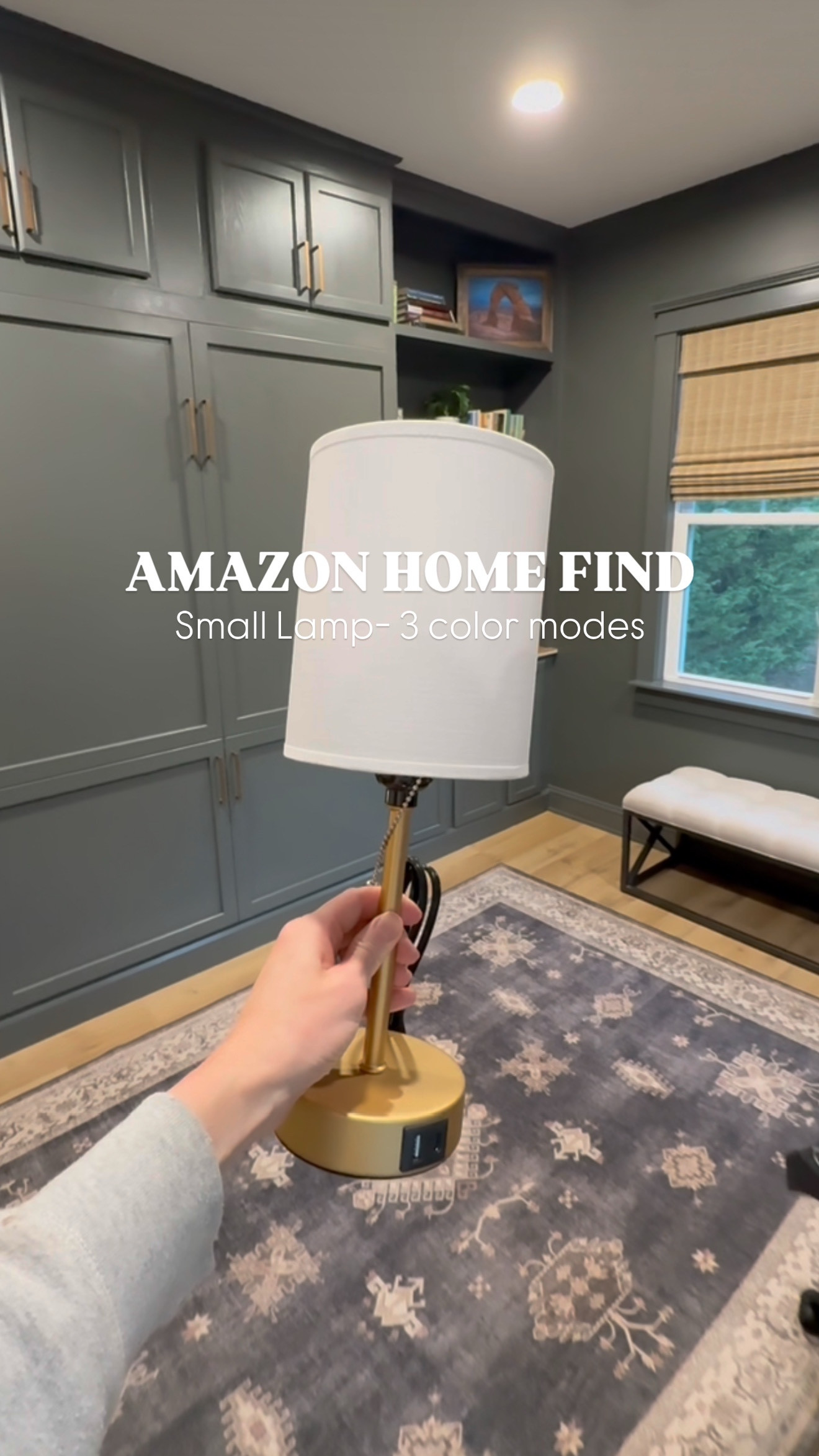 Amazon home find - small lamp with 3 color modes. Lamp comes in lots of color options too 

#LTKWatchNow #LTKHome #LTKFindsUnder50