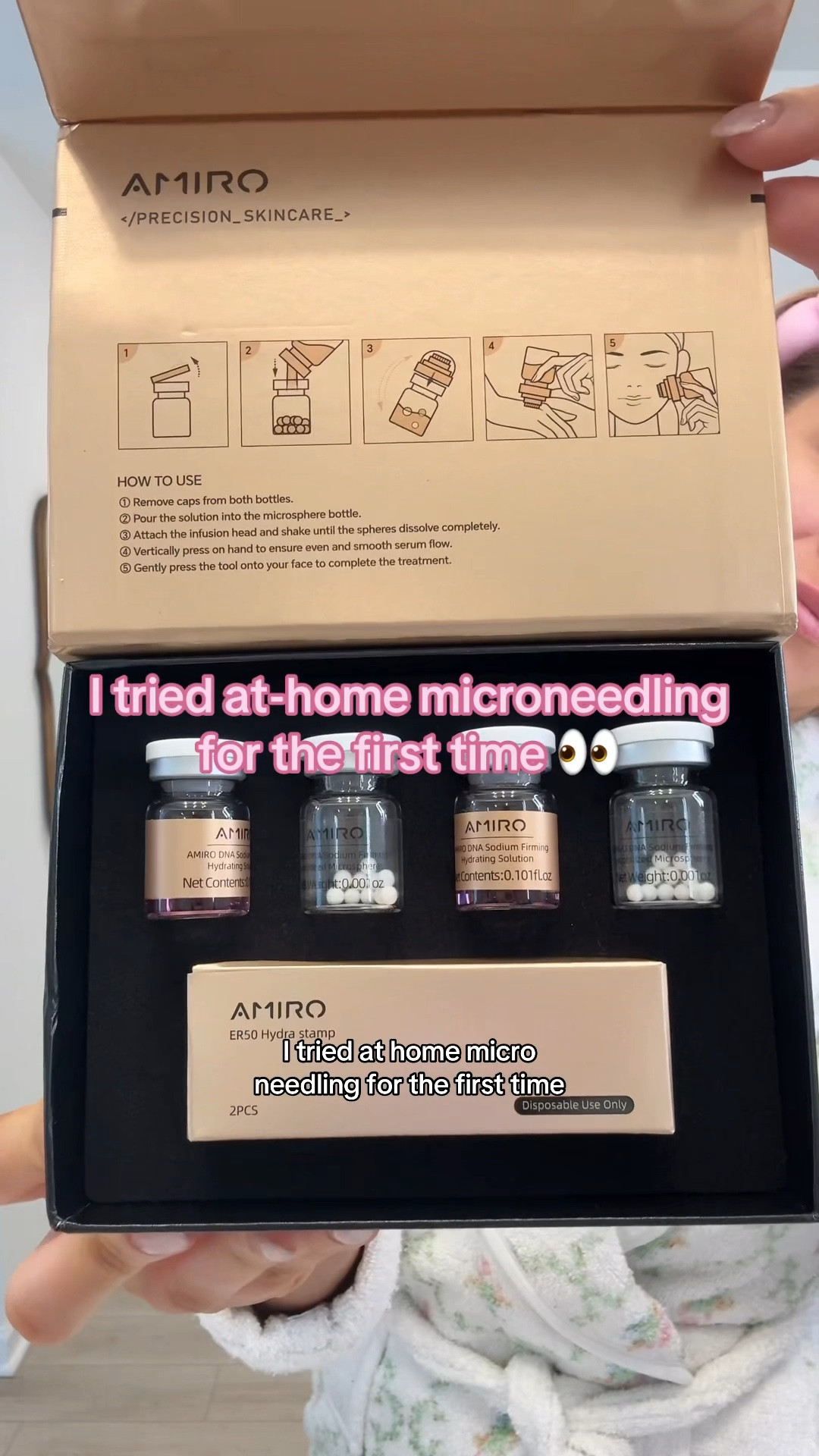first time trying at-home microneedling 👀 and honestly… I’m impressed. ✨ use code HS40 for $40 off the AMIRO PDRN Micro Infusion System.

#AMIROBeauty #PDRN #Microneedling #SkincareRoutine #BeautyTok

#LTKBeauty #LTKselfcare #LTKSaleAlert