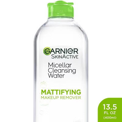 Garnier Mattifying Micellar Water Makeup Remover for Oily Skin - 13.5 fl oz | Target