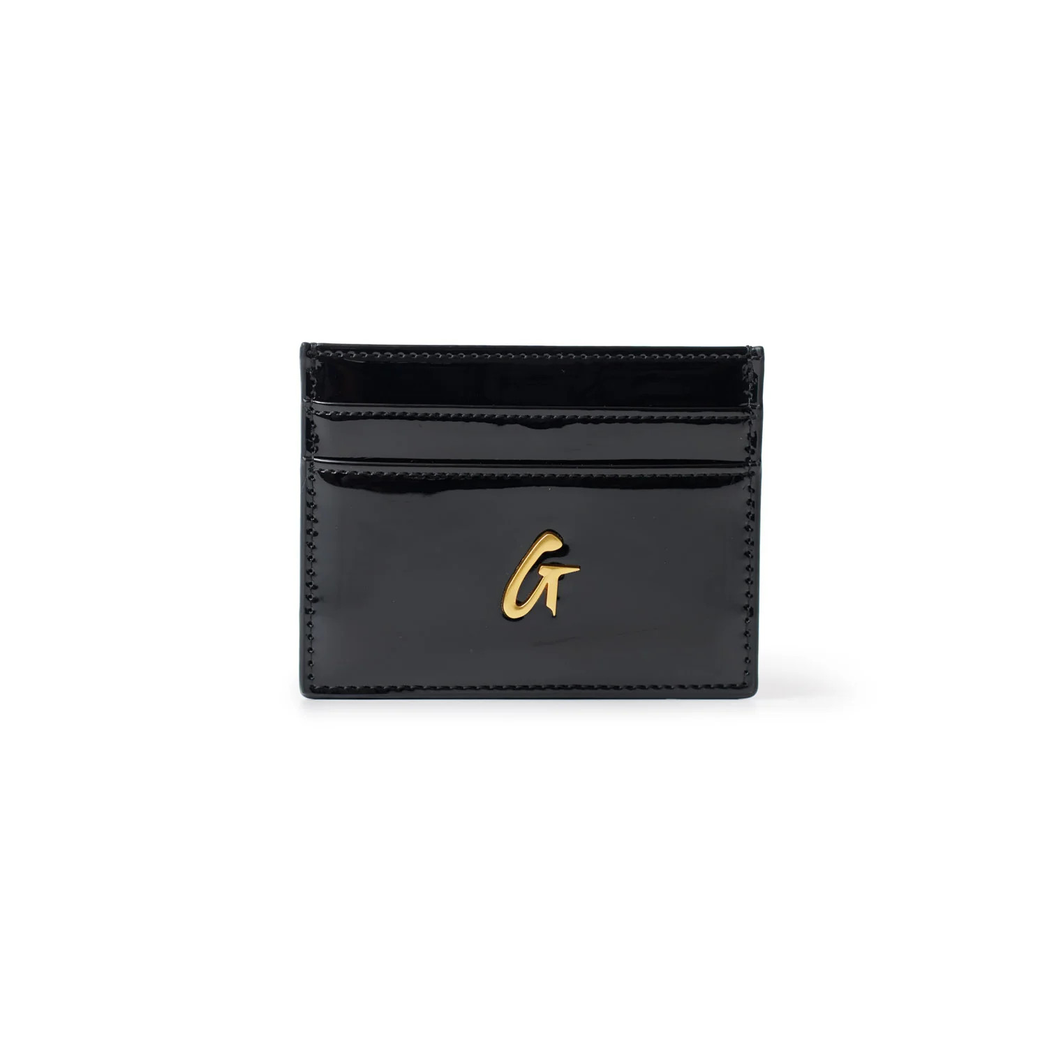 STANDARD GOLD CARD HOLDER - MIRROR BLACK | Glam-Aholic Lifestyle