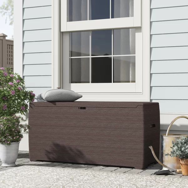Outdoor 71 Gallon Plastic Deck Box | Wayfair Professional