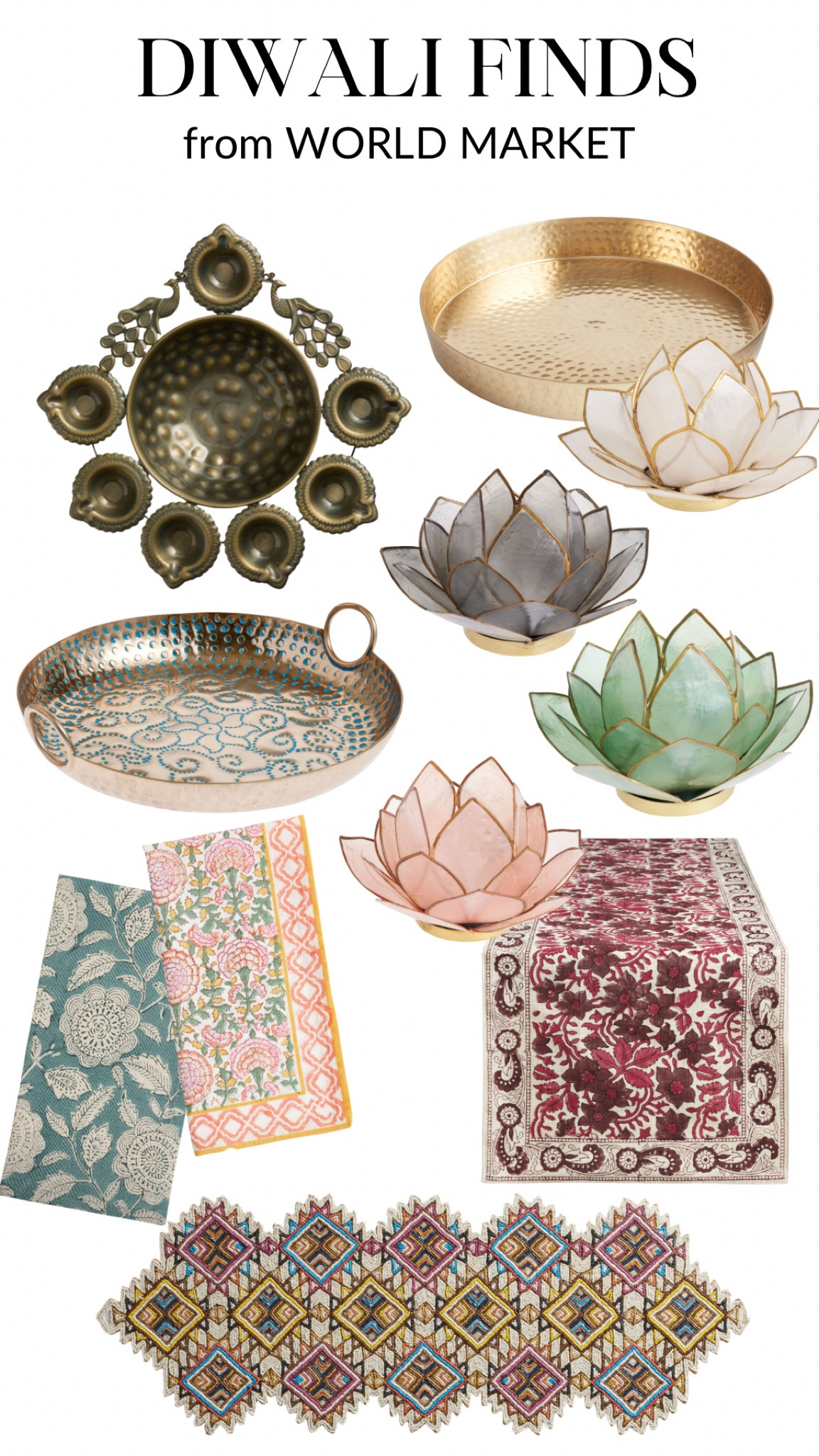 More Diwali finds from World Market!
Use code FRIEND for an additional 25% off! 

#LTKFallSale #LTKFindsUnder100 #LTKFamily