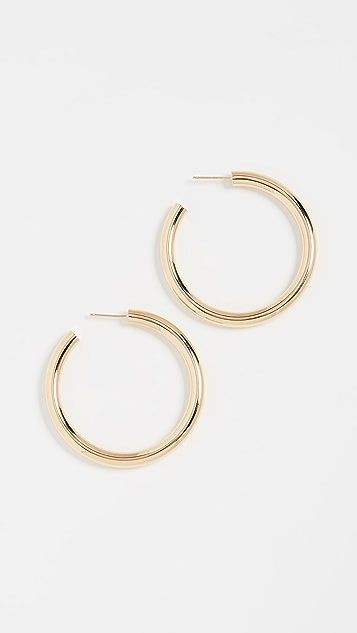 Lou Medium Hoop Earrings | Shopbop