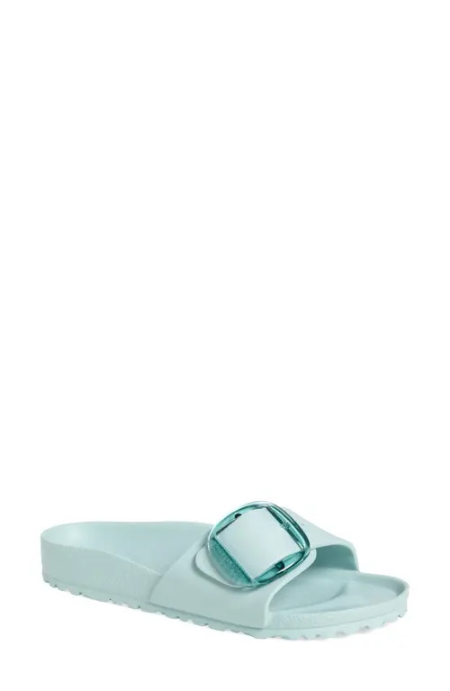 Birkenstock Madrid Big Buckle EVA Slide Sandal in Surf Green at Nordstrom, Size 5-5.5Us | Nordstrom