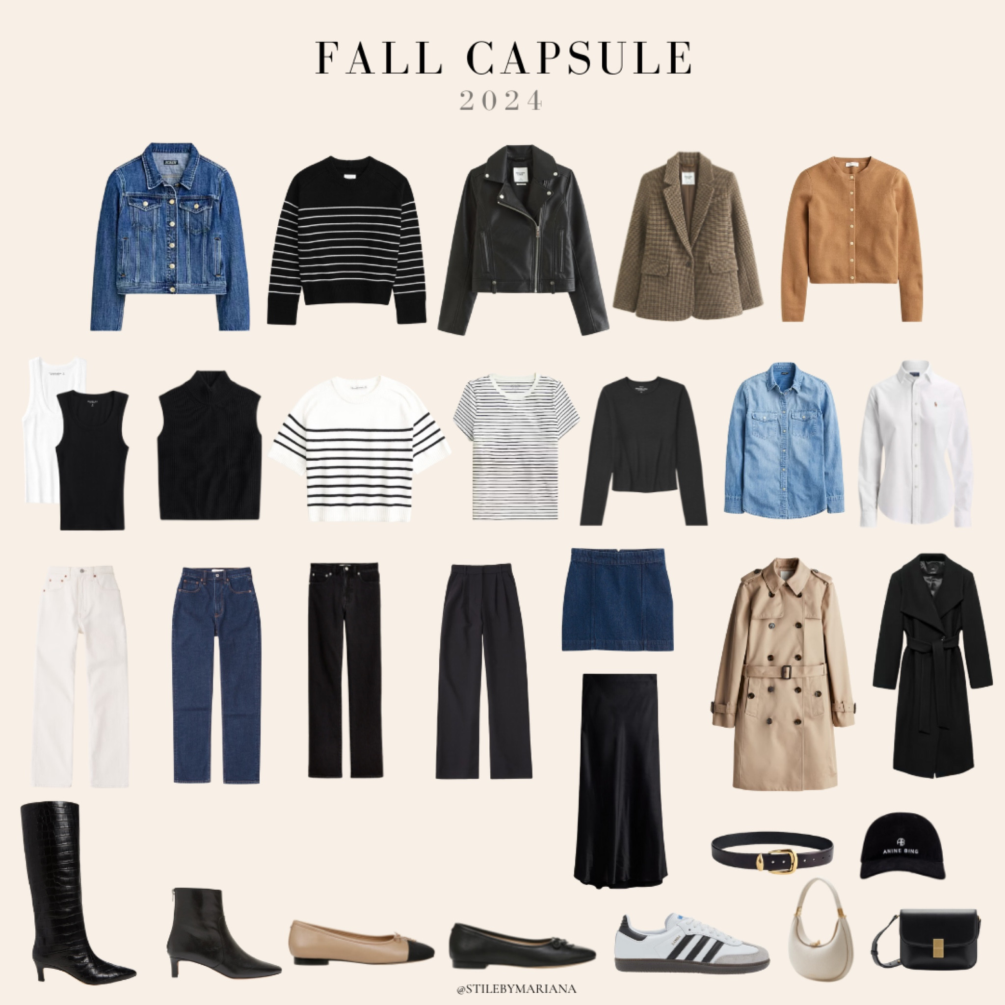 Fall capsule - bottoms, shoes & accessories 

#LTKSeasonal #LTKStyleTip #LTKFindsUnder100