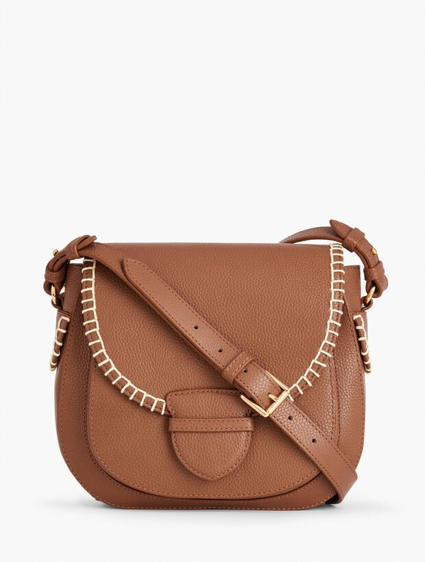 Crossbody Saddle Bag - Leather | Talbots