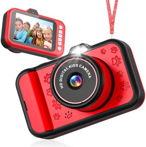 Kids Camera 3.5 inch Big Screen 48MP Selfie Toddler Digital Camera for Kids 10X Zoom in Toy Camer... | Amazon (US)
