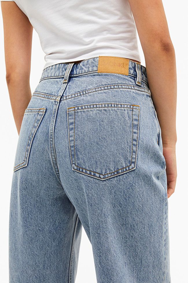 Yoko high waist wide jeans tall | Monki