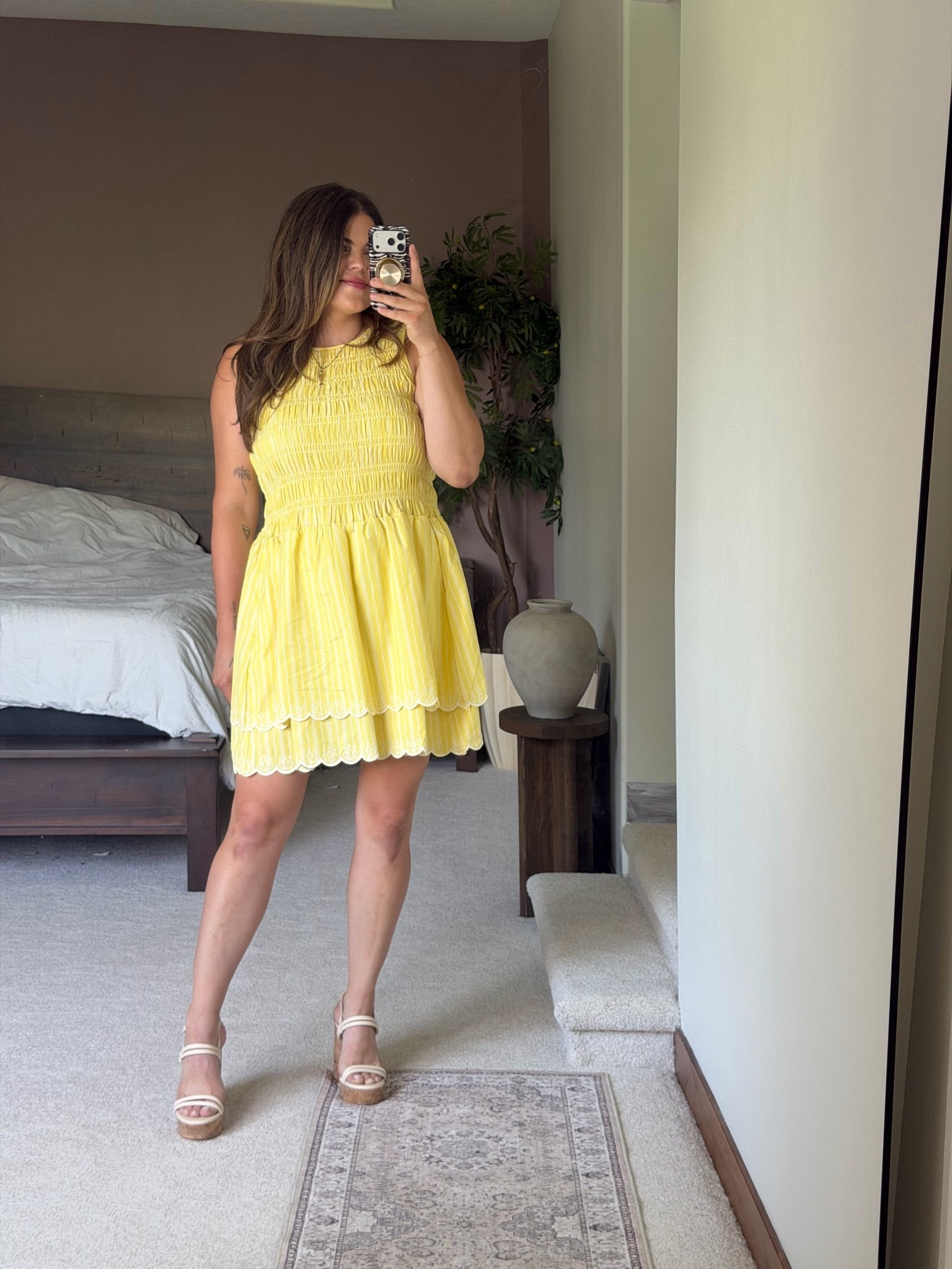 Walmart dress for summer really pretty for special events like weddings, baby shower, bridal shower or teacher

Midsize, size 12, size 14, mom style, curvy outfit
