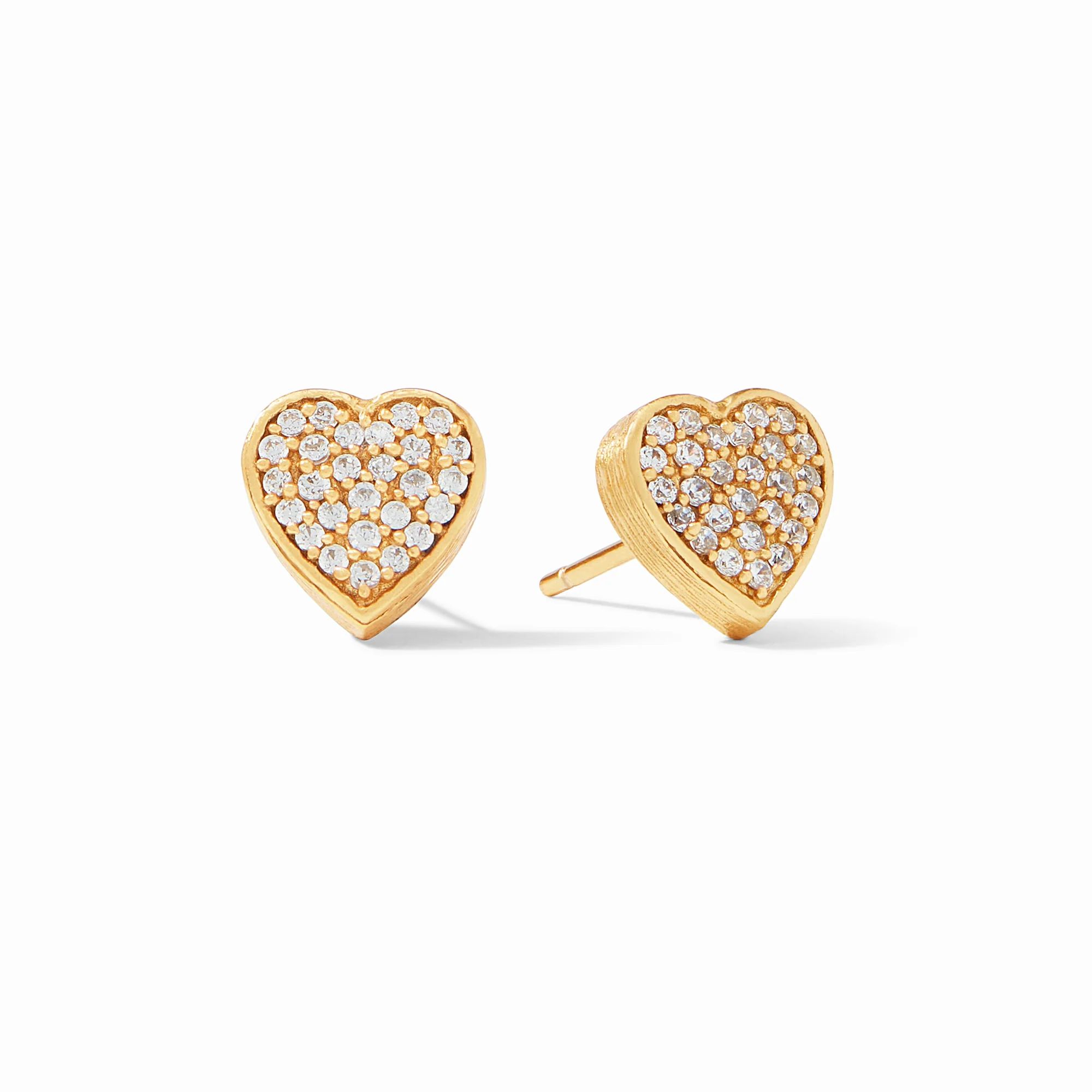 Heart Pavé Stud Earrings | Julie Vos | Julie Vos