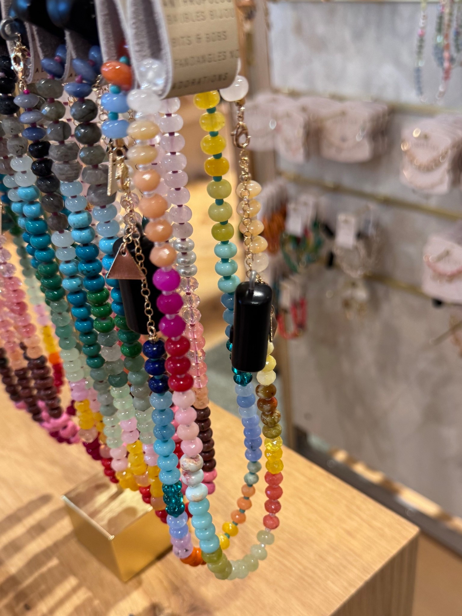 Beaded necklaces, summer accessory, complete your summer outfit, beach accessories, colorful necklaces, necklaces made from colorful stones

#LTKStyleTip
