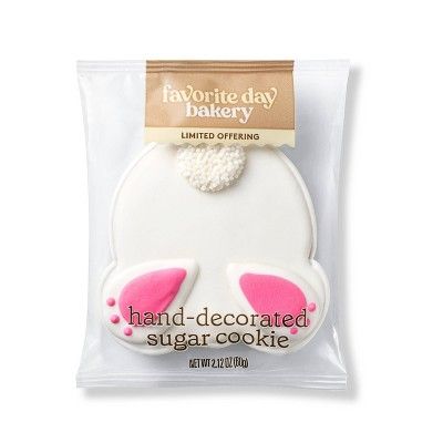 Easter Bunny Butt Sugar Cookie - 2.12oz - Favorite Day™ | Target