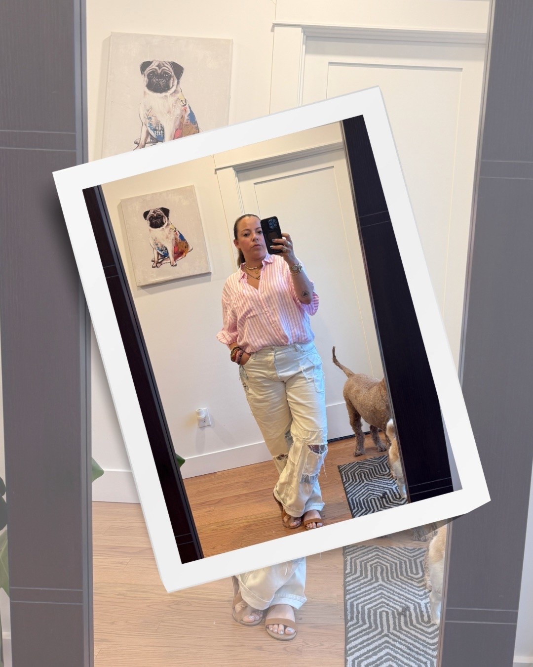Having a daughter has definitely softened me a bit. 💕

For years my closet was mostly black, but this summer I’m having fun adding more color—starting with pink.

Still a little edgy, just with softer shades these days. ✨
.

#LTKootd #LTKmomlife #LTKdayinmylife