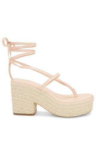 Ceci Jute Sandal in Blush | Revolve Clothing (Global)