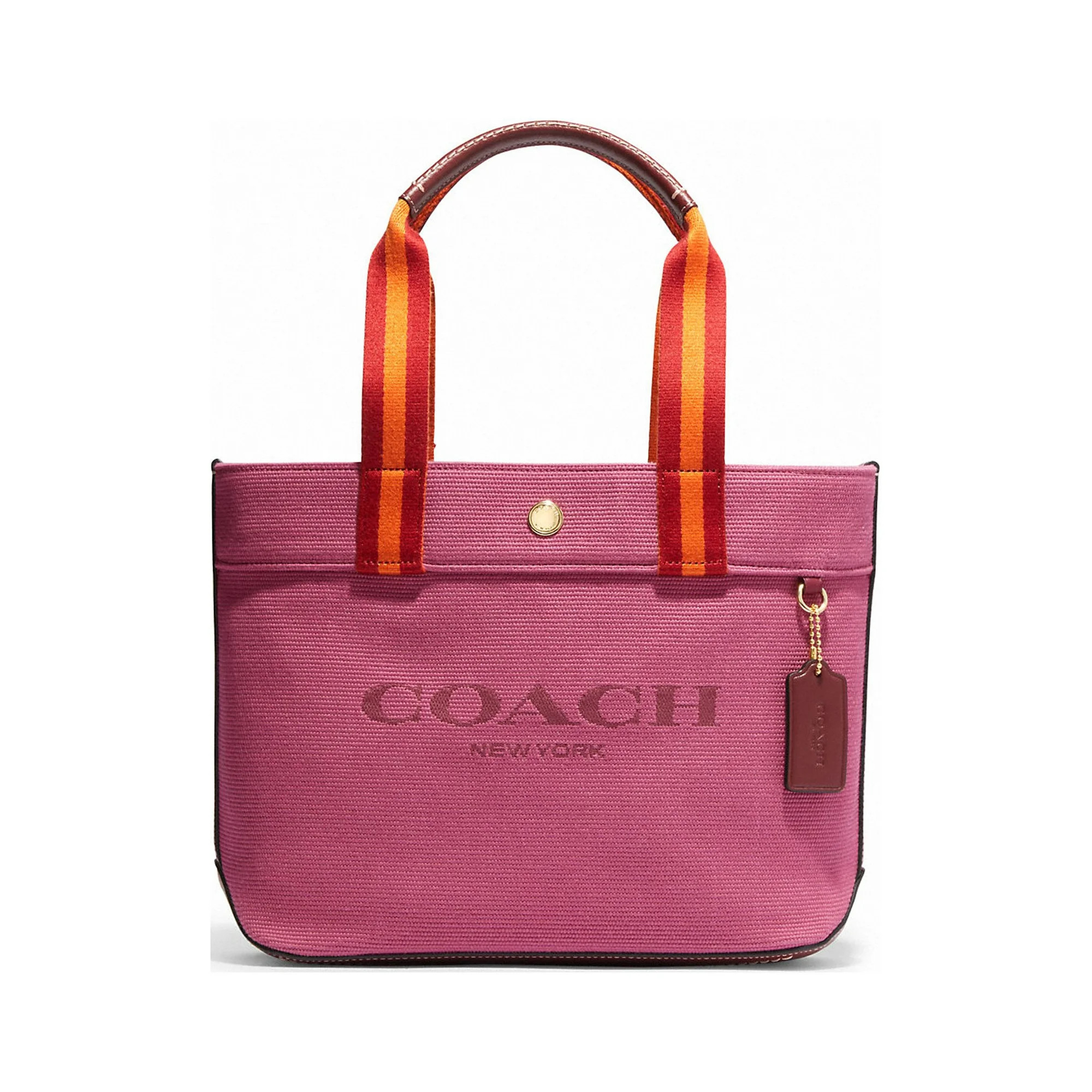 Coach Women's Small Canvas Tote Handbag (Light Raspberry Multi) | Walmart (US)