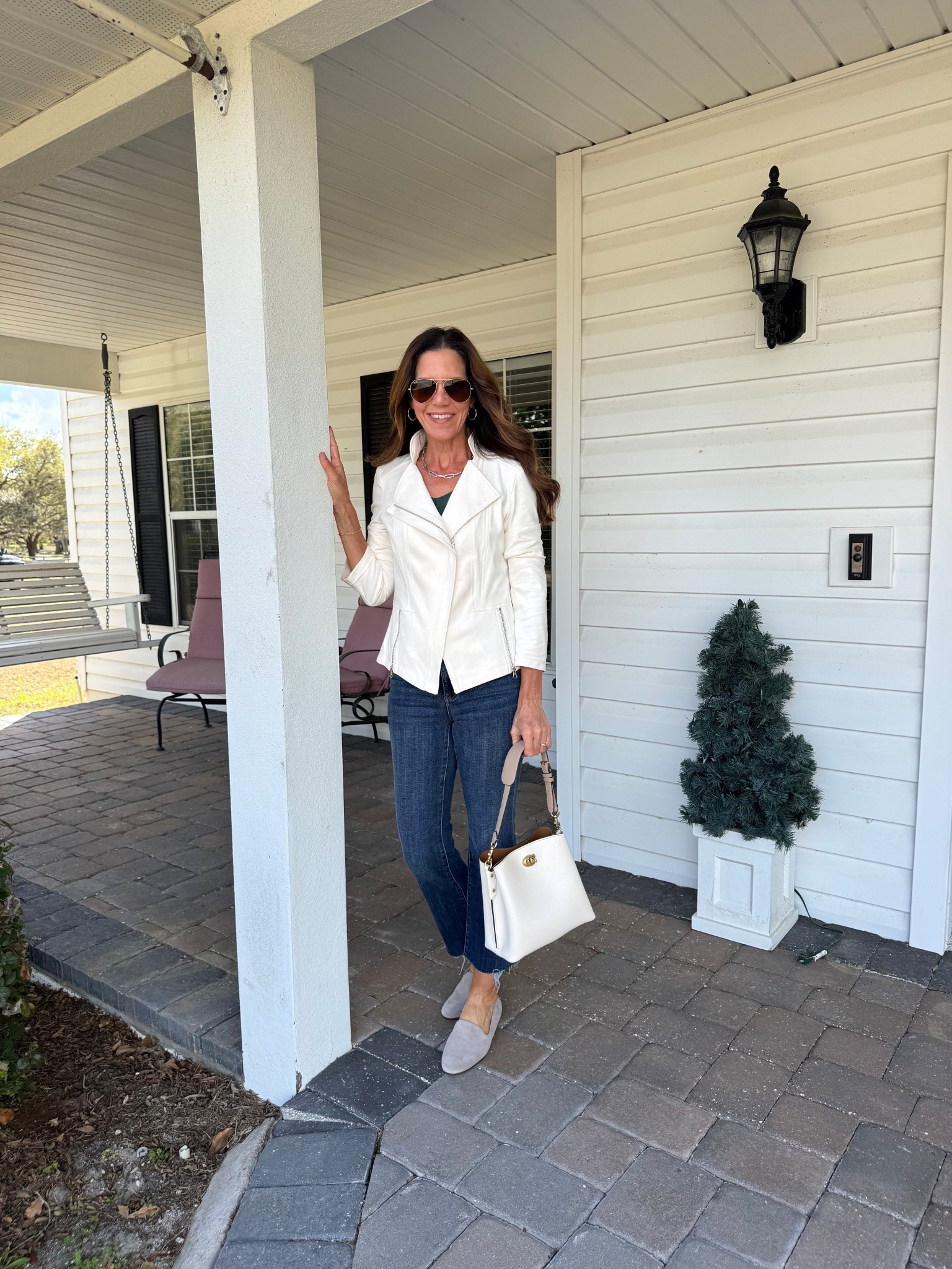 My jacket is from  Clarasunwoo. Use code EMILY10 to save 10% site wide.  