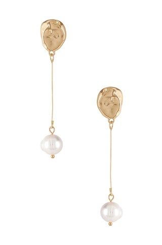 petit moments Kylie Earrings in Gold from Revolve.com | Revolve Clothing (Global)
