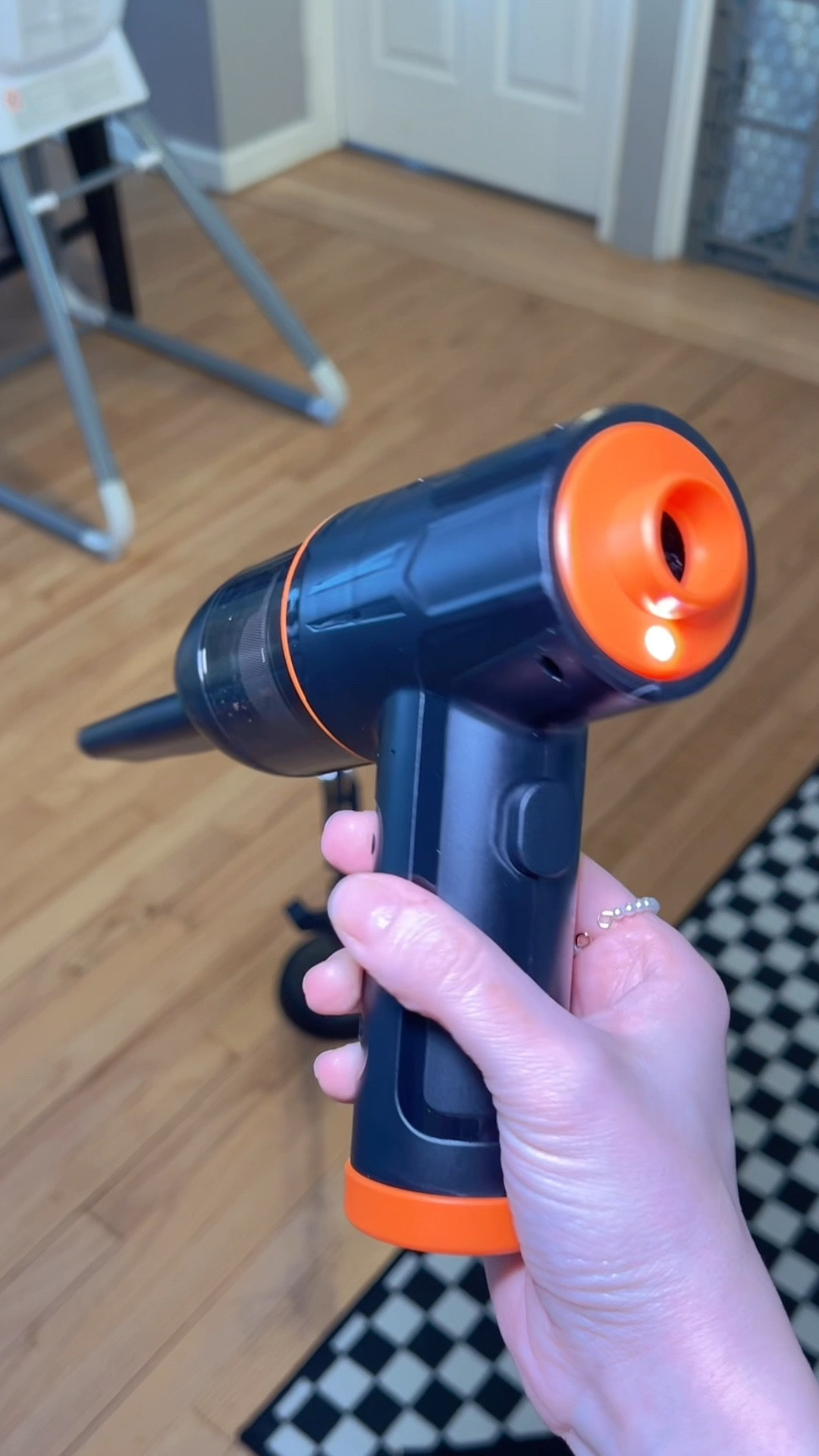 Such a handy little lightweight vacuum! Perfect for picking up tons of cheerios 🥹 

#LTKfindsunder50 #LTKfamily #LTKhome