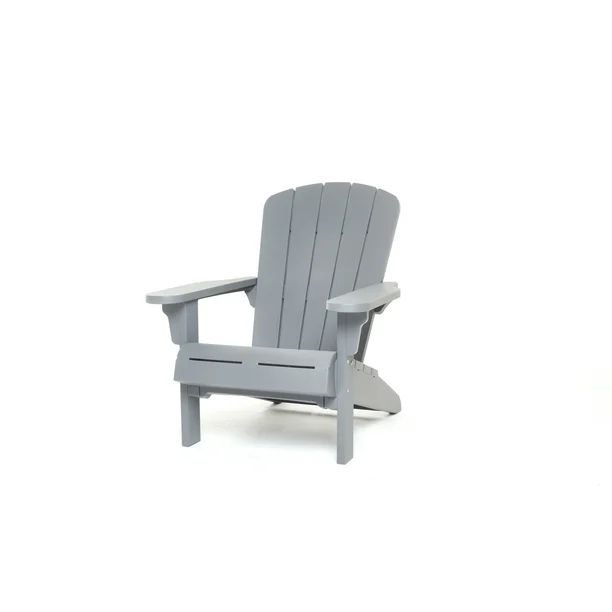 Keter Adirondack Chair, Resin Outdoor Furniture, Gray | Walmart (US)