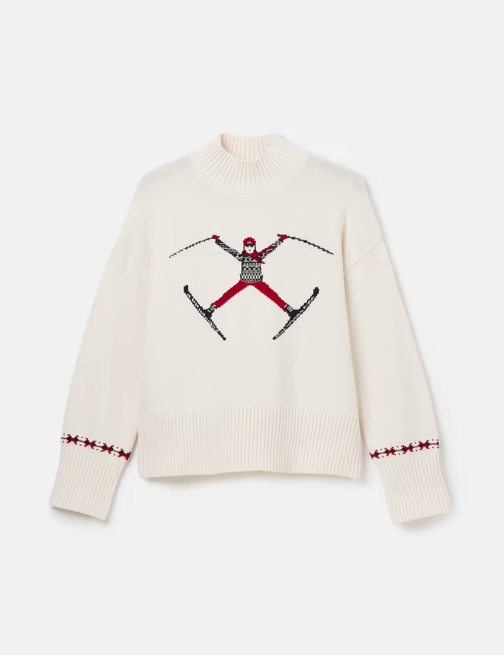 Textured Funnel Neck Jumper with Wool | Marks & Spencer (UK)