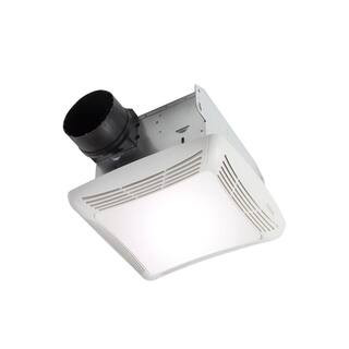 80 CFM Ceiling Bathroom Exhaust Fan with Light | The Home Depot