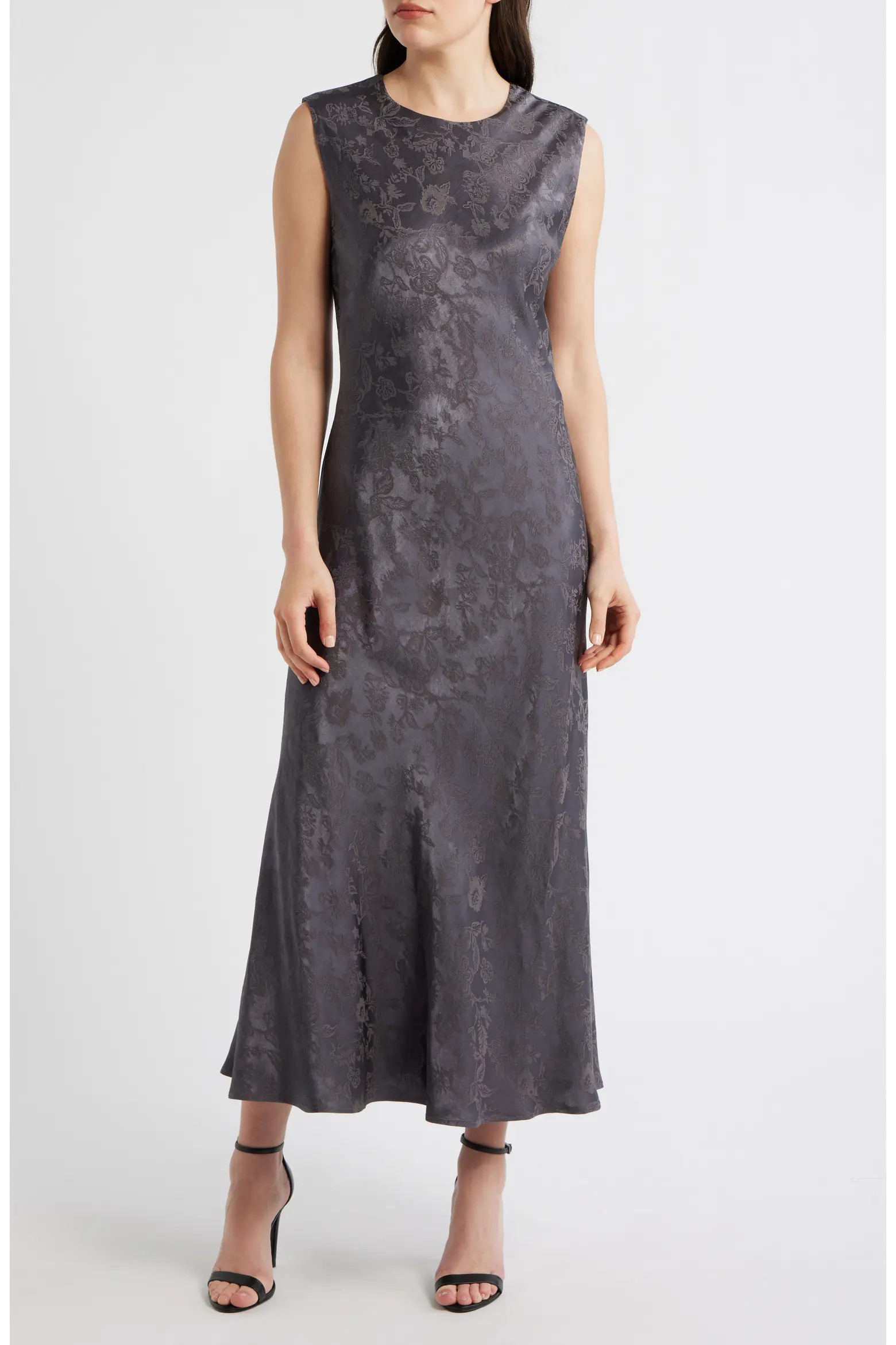 Textured Floral Damask Maxi Dress (Women) | Nordstrom | Nordstrom